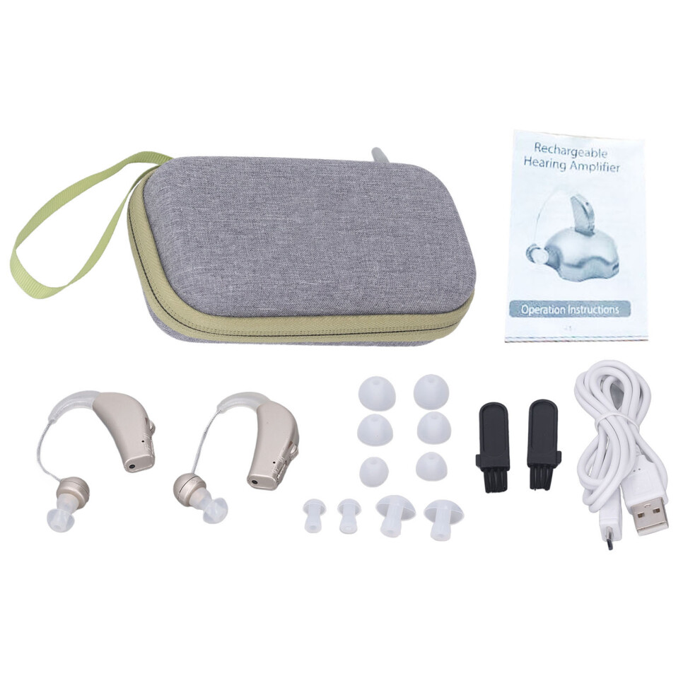 Rechargeable Hearing Aids for Improved Communication, Digital Sound Processing Hearing Aid with Comfortable Wear