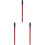 3Pcs Red Floor Jack Handle Bar Replacement Sturdy Steel Hydraulic Jack 4