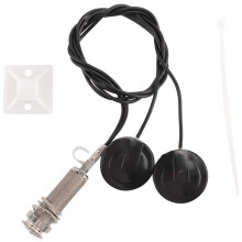 21 Zoll Draht Länge 1/4 Zol Ausgang Buchse 2 In 1 Piezo Pickup Disc  Für Gitarre Violine Ukulele Mandoline Banjo Cello (Mit Abdeckung)