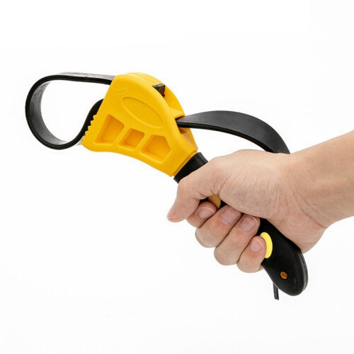 Chave de Cinto Multifuncional de 6 Polegadas, Filtro de óLeo AjustáVel, Abridor de Garrafas, Filtro de Reparo AutomáTico, Chave de Dupla Finalidade 2