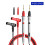 P1503E Series Universal Multimeter Probe Test Leads Kit Replacement Needle Tester Tip IC SMD Test Hook Alligator Clip 6