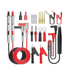 Kit de Pontas de Prova de MultíMetro Universal SéRie P1503E, Ponta de Testador de Agulha de ReposiçãO, Gancho de Teste IC SMD, Clipe de Jacaré