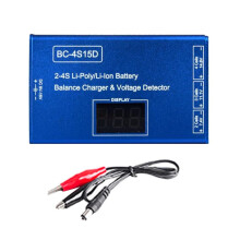 BC-4S15D Batterij Lipo Li-Ion Balanslader Spanningsdetector LCD Digitaal Display Balanslader voor RC Batterij
