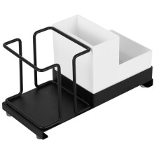 Kaffee- und Teestation Aus Metall, Kleiner Platz für BüRo, Einweg-Pappbecherhalter, Teebeutel, Kaffeepads-Organizer