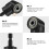 Right Angle Drill Adaptor,4-In-1 Impact Drill Bit Extension,360 Rotatable 1/4 3/8 1/2In Impact Grade Socket Adapter Set 5
