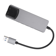 Karta DźWięKowa Komputera 6 w 1 ZewnęTrzna Karta DźWięKowa USB 5.1 Wielofunkcyjny Konwerter Audio do Notebooka Aluminiowa Karta DźWięKowa