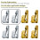 Replacement Trippers Kit Compatible 156T1978A for T100 Series Clock Dial Trippers Timer(8ON 8Off 16Screws) 4