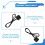 5Pcs Momentary  Momentary Push Button  Off  12V 24V Surface Mount  Button 5