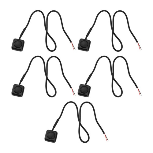 5Pcs Momentary  Momentary Push Button  Off  12V 24V Surface Mount  Button