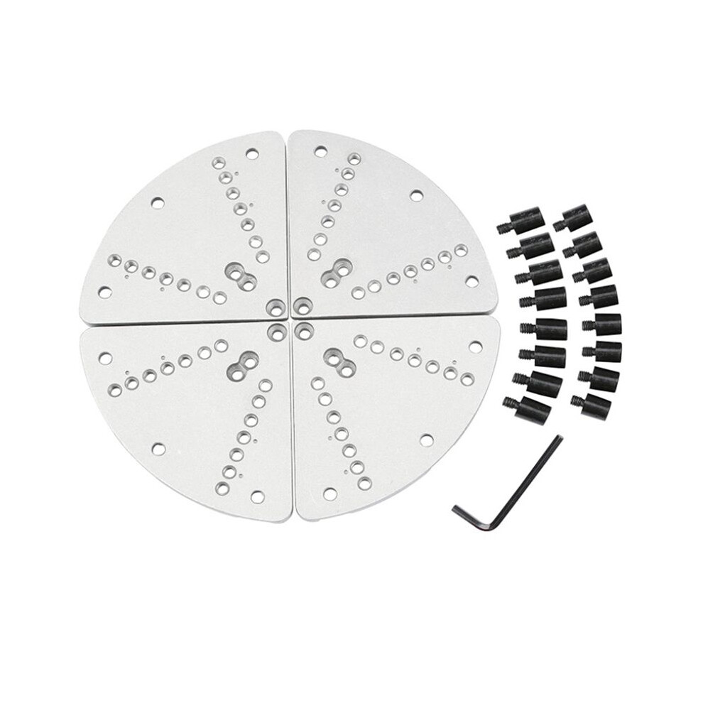 8Inch Flat Lathe Chuck Jaw Set For Wood Lathe Key Chuck &Scroll Chuck Flat Jaw Set With Buffer Kit For Wood Lathe Chucks 6034087665337