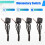 4 Pcs Momentary  Momentary Push Button  Off  12V 24V Surface Mount  Button 7