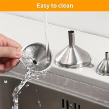 Funnels for Filling Bottles 3Pcs Stainless Steel  Kitchen Funnel Set Funnels for Transferring Essential Oils Liquid