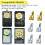 Replacement Trippers Kit Compatible 156T1978A for T100 Series Clock Dial Trippers Timer(8ON 8Off 16Screws) 5