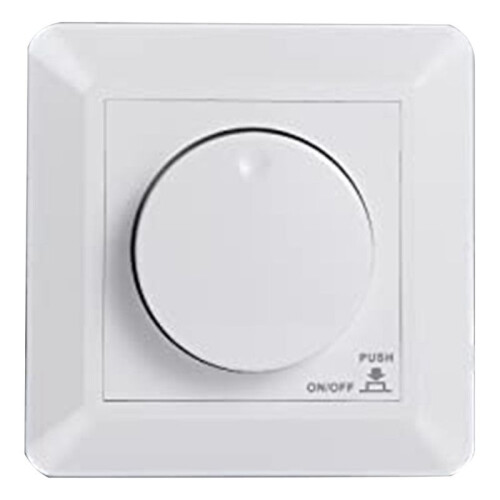LED Dimmer , Flush-Mounted Dimmer for Dimmable LED and Halogen, 5-300 W Dimmer  LED, Phase Control Dimmer