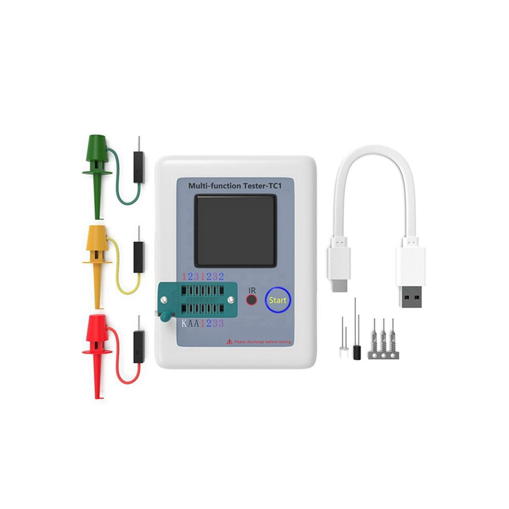 Tc1 1.8 Inch Tft Lcd Display Multimeter Transistor Tester Diode Triode Capacitor Resistor Test Meter 4713955625568