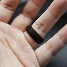 8mm Popular Men Silicone Cool Rings Women Silicone Wedding Ring Environmental Outdoor Sports Ring 2Pcs 7