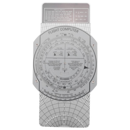 E6B Flight Computer Aviation Plotter Circular Slide Rule Used in Aviation Flight Training  Training, Internships