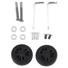Ruote per Bagagli 50X15Mm Sostituzione Ruote per Valigie In PU Resistenti All'Usura Ruote di Ricambio per Valigie Ruote per Bagagli Universali 6Mm 8Mm