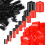 200 Pieces Rubber End Caps Flexible Screw Cap Thread Bolt Protector Caps Covers Black Red Plastic Screw Caps in 9 Size 1