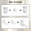 Replacement Roller Blind No Drilling17 mm Roller Blind Holder Window Double Roller Blind Clamp Holder Chain Hoist 3