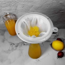 5,9-Zoll-KüChentrichter Aus 304-Edelstahl mit 200-Mesh-Lebensmittelfiltersieb zum UmfüLlen Von FlüSsigkeiten, ÖL und zum Zubereiten Von Marmelade
