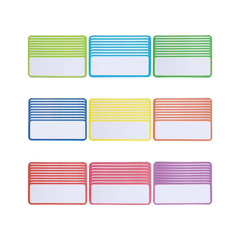 Photos - Felt Tip Pen 54 Pcs Magnetic Dry Erase Labels Reusable Strips Classroom Name Tags Writable Blank Magnet Cards Erasable Fridge Memo