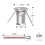 Downlight DC12V 1W 3000K 9 Pack Silver Shell, Used for Indoor Wardrobe Lighting, Cabinet Lighting, Artwork Light 6