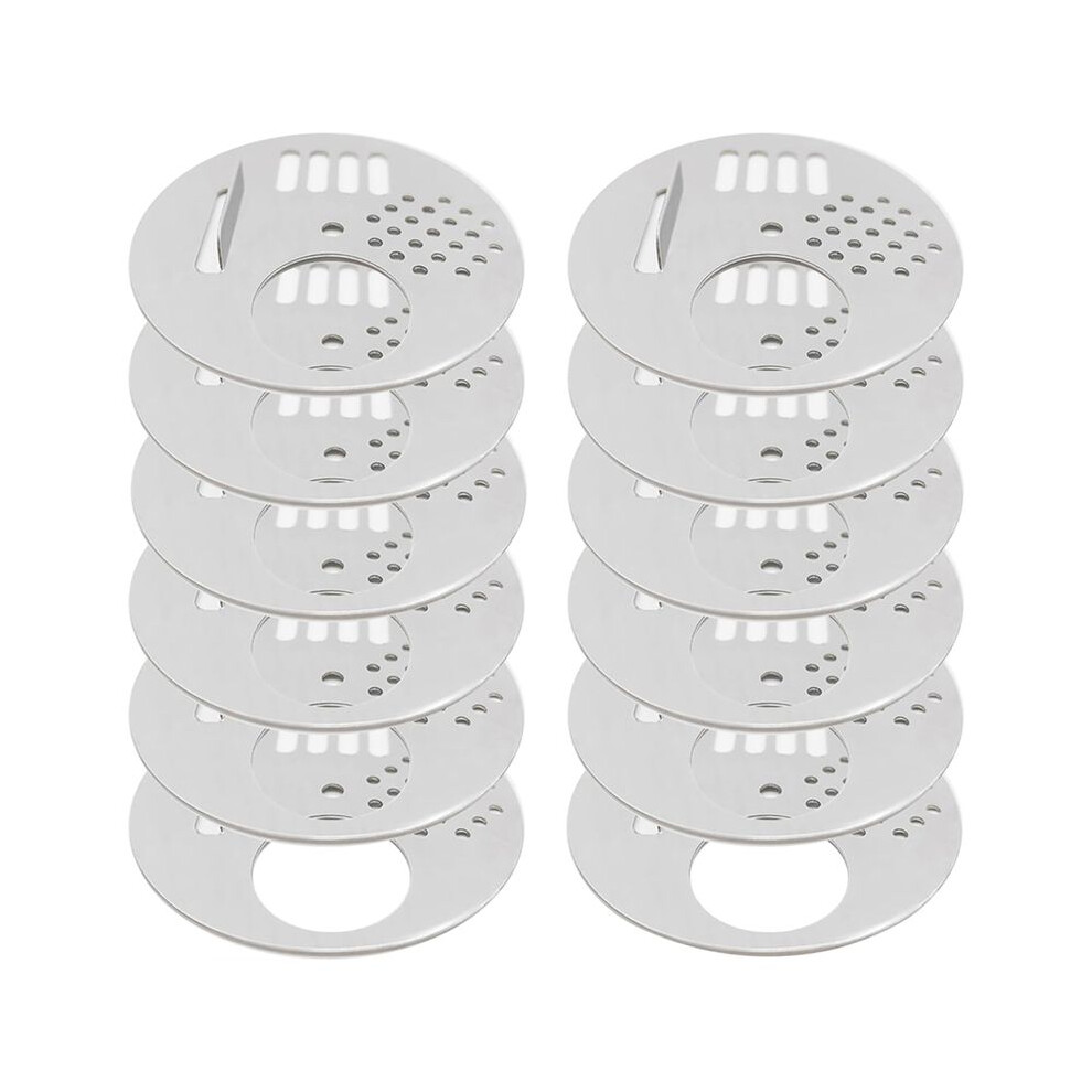 12Pcs Bee Hive Nuc Box Entrance Gates, Entrance Disc Rotatable Beekeeping Tool, Bee Hive Entrance Gates 4712095743040