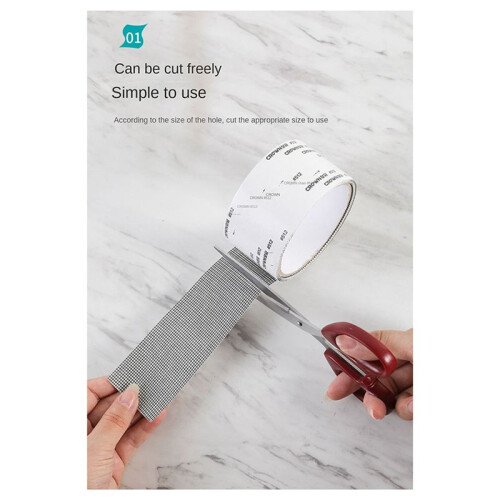 Screen Window Repair Patch Door Curtain Mosquito Net Mesh Patch Self-Adhesive Hole Patch Black 2
