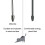 Pen Tips Replacement for  2 Pen - Durable-Metal Nibs,Tips with Tool 3