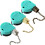 3Pcs ZE-268S6 Ceiling Fan  3 Speed 4 Wire for Ceiling Fans and Wall Lights Pull Chain  Replacement Bronze 1