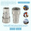 Quick Release Fitting ISO7241-A NPT Hydraulic Coupling Connector 1/2Inch Quick Change Interface 5