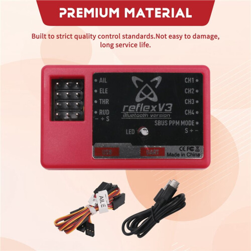 For FMS Reflex V3 Flight Controller Gyro Stabilizer RC Aircraft FMS Warbird Fixed Gyro Functionality Drone Helicopter 2