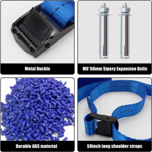2PCS Propane Tank Holder Cylinder Wall Mounted Bracket Gas Cylinder Bracket Durable ABS Gas Cylinder with Screws