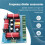 200W Speaker Crossover Double Treble+Midrange+Bass 4 Way Speaker Audio Frequency Divider Home Theater Speaker Divider 6