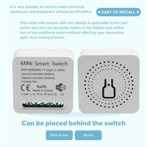 WiFi Relay , DIY Timer Light  Module  Life/Tuya Application, Wireless Remote Control 2