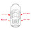 Interne Deurklink Autodeur Interne Actuator voor  Fabia 2015-2017 6V0837221A 6V08222A 2