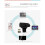 2.4G Wireless Finger Ring Mouse Ergonomic Handheld Optical Travel Mice(Black) 3