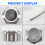GM60 UART Stainless Steel Controlled Ring Indicator Light 1D/QR/2D Bar Code Scanner QR Code Barcode Scanner Module 10