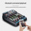 Professional 4-Channel USB Audio Mixer Console with , Recording Capabilities for DJs and PC Mixing 2