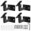 4 Pcs Adjustable Handrail Brackets, Stair Railing Brackets , Hand Rail Brackets for Stairs, Wall Mounted Brackets 2