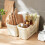 Kitchen Storage Basket with Wheel, Household Plastic Snack Toy Storage, Kitchen Cabinet Storage Box 5