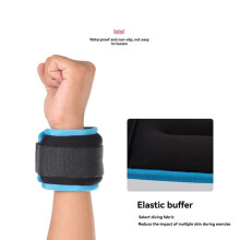2PCS Fitness Equipment Gym Ankle Sandbag D-Ring Adjustable Ankle Weight for Dance Leg Strength Training Yoga Sports 500G