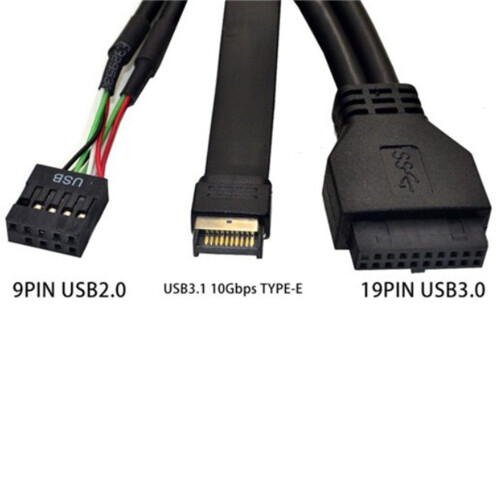 5.25 inch Usb3.1 Gen2 Front Panel Usb Hub 2  Usb3.0+2  Usb2.0+1 Port Type-C with Type-E Connector 1