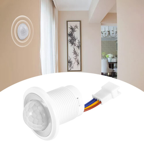 PIR Infrared Motion Sensor Detection 220V Adjustable  Infrared Automatic LED Light Witch 2