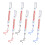 6Pcs Long  Deep Hole  Multifunction Long Nosed  Deep Drill Hole Carpenter Mark Waterproof  Pen 1