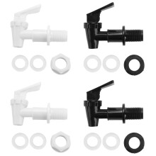 4 Sets Vervanging Koeler Kraan Water Fles Kruik, Dispenser Tap Spigot Uitloop Water Drank Hendel Giet Dispenser Klep