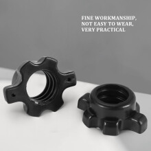 4Pcs Dumbbell Bar Nut Barbells Spin Screw Clamp Dumbell Weight Lifting Fitness Equipments Accessories