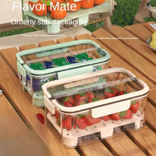Insulated Outdoor Picnic Cooler Box with Ice Pack,Long-Lasting Refrigeration for Food and Beverages, for Camping A