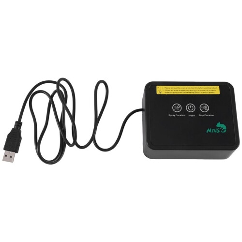 MIUS Intelligent Automatic Mist Spray System Set Electronic Timer LCD Screen Sprinkler Controller Terrarium Spraying Kit 1